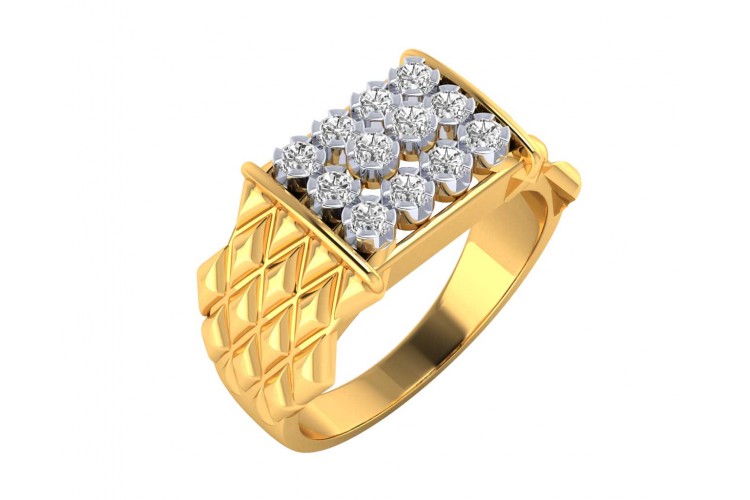 Percy diamond ring in 14k Gold